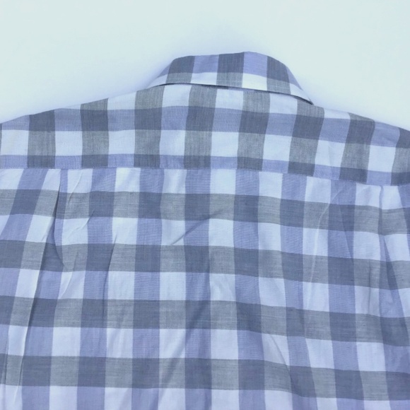 Paul & Shark Pale gray checks cotton shirt Sz 40/16 made in Italy 🇮🇹 - Picture 10 of 10